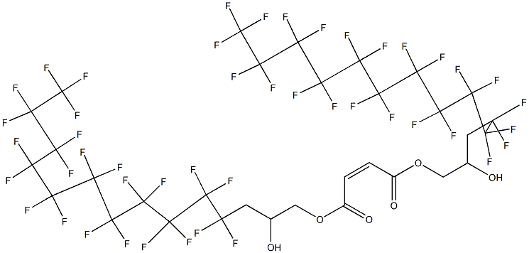 Maleic acid bis(4,4,5,5,6,6,7,7,8,8,9,9,10,10,11,11,12,12,13,13,14,14,14-tricosafluoro-2-hydroxytetradecyl) ester