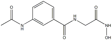 2-(m-Acetylaminobenzoylamino)acetohydroxamic acid