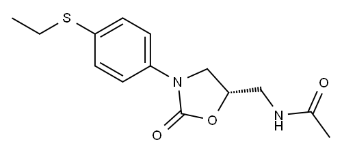 (5S)-5-Acetylaminomethyl-3-(4-ethylthiophenyl)oxazolidin-2-one