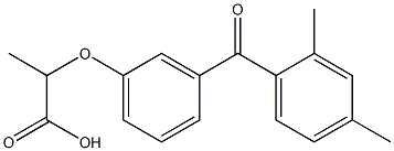2-[m-(2,4-Dimethylbenzoyl)phenoxy]propionic acid