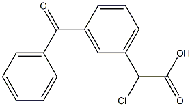 2-(m-Benzoylphenyl)-2-chloroacetic acid