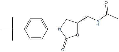 (5S)-5-Acetylaminomethyl-3-[4-tert-butylphenyl]oxazolidin-2-one