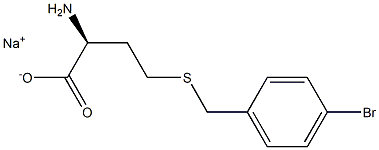 [S,(-)]-2-Amino-4-[(p-bromobenzyl)thio]butyric acid sodium salt