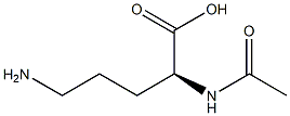 (2S)-2-acetamido-5-aminopentanoic acid