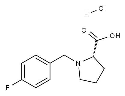 (S)-alpha-(4-fluoro-benzyl)-proline hydrochloride