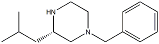 (3S)-1-BENZYL-3-(2-METHYLPROPYL)PIPERAZINE Structure