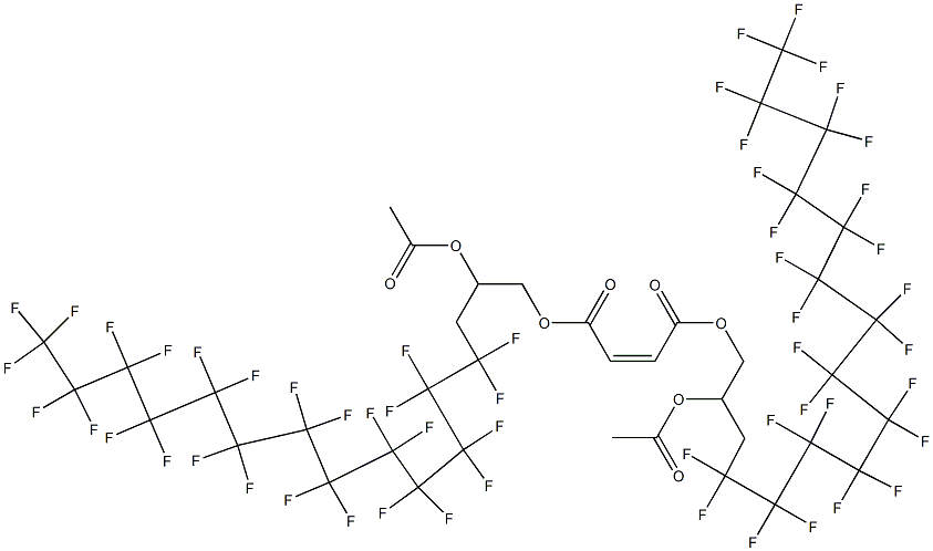 Maleic acid bis(2-acetyloxy-4,4,5,5,6,6,7,7,8,8,9,9,10,10,11,11,12,12,13,13,14,14,15,15,16,16,16-heptacosafluorohexadecyl) ester