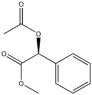 (S)-Acetoxyphenylacetic acid methyl ester Structure