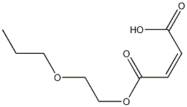Maleic acid hydrogen 1-(2-propoxyethyl) ester