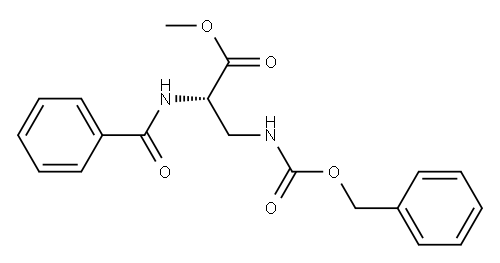 [S,(-)]-2-Benzoylamino-3-(benzyloxycarbonylamino)propionic acid methyl ester