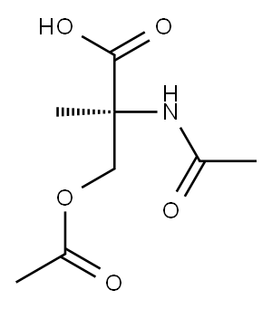 [S,(-)]-2-Acetylamino-3-acetyloxy-2-methylpropionic acid