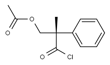 [S,(-)]-3-(Acetyloxy)-2-methyl-2-phenylpropionyl chloride