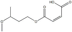 Maleic acid hydrogen 1-(3-methoxybutyl) ester