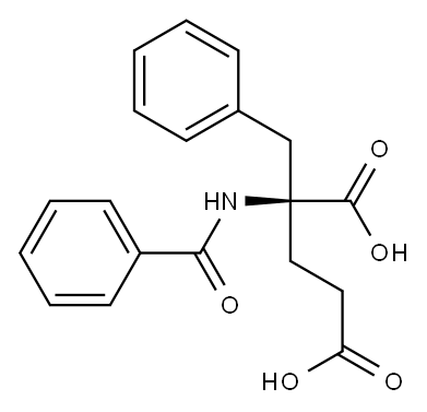 [S,(+)]-2-Benzoylamino-2-benzylglutaric acid