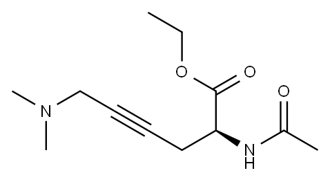 [S,(+)]-2-(Acetylamino)-6-(dimethylamino)-4-hexynoic acid ethyl ester|