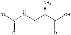 (2S)-2-Amino-3-(nitroamino)propionic acid Structure