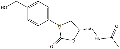 (5S)-5-Acetylaminomethyl-3-[4-hydroxymethylphenyl]oxazolidin-2-one