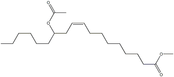 (9Z)-12-(Acetyloxy)-9-octadecenoic acid methyl ester