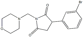 2-(m-Bromophenyl)-N-(morpholinomethyl)succinimide