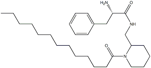 (2S)-2-Amino-N-[(1-tridecanoyl-2-piperidinyl)methyl]-3-phenylpropanamide