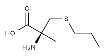 (S)-2-Amino-2-methyl-3-(propylthio)propionic acid Structure