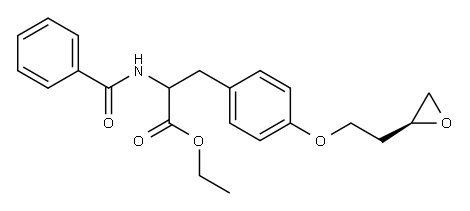 (S)-2-Benzoylamino-3-[4-[2-(oxiran-2-yl)ethoxy]phenyl]propionic acid ethyl ester