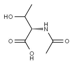 (2S)-2-(Acetylamino)-3-hydroxybutyric acid Structure