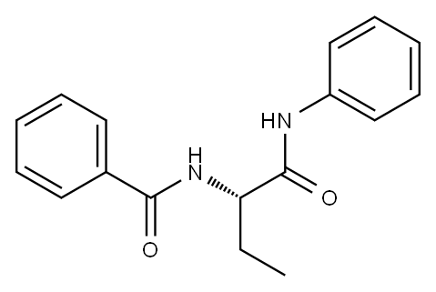 [S,(-)]-2-Benzoylamino-N-phenylbutyramide