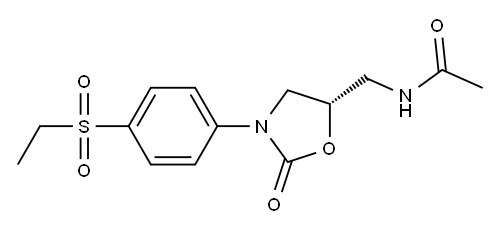 (5S)-5-Acetylaminomethyl-3-(4-ethylsulfonylphenyl)oxazolidin-2-one
