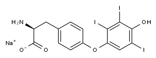 (S)-2-Amino-3-[4-(4-hydroxy-2,3,5-triiodophenoxy)phenyl]propanoic acid sodium salt|