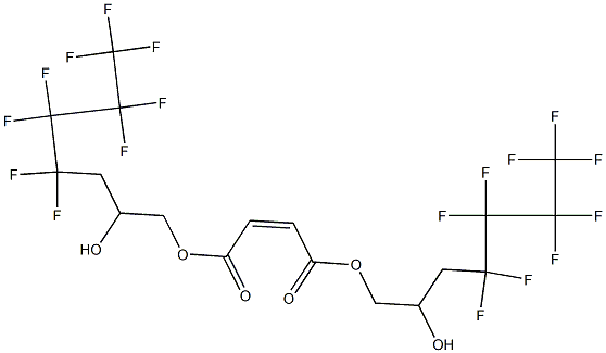 Maleic acid bis(4,4,5,5,6,6,7,7,7-nonafluoro-2-hydroxyheptyl) ester