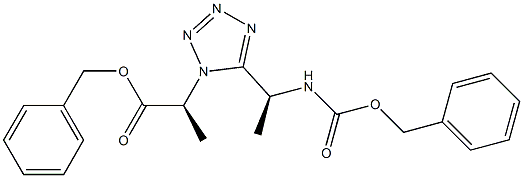 5-[(S)-1-Benzyloxycarbonylaminoethyl]-1-[(S)-1-benzyloxycarbonylethyl]-1H-tetrazole