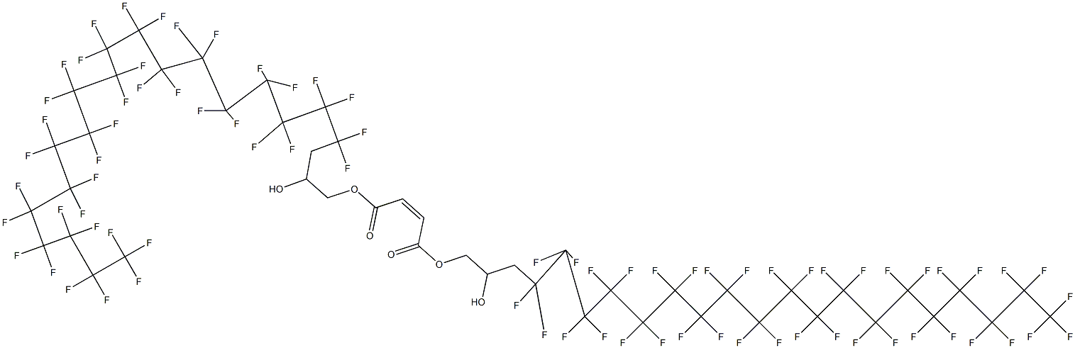 Maleic acid bis(2-hydroxy-4,4,5,5,6,6,7,7,8,8,9,9,10,10,11,11,12,12,13,13,14,14,15,15,16,16,17,17,18,18,19,19,20,20,21,21,22,22,22-nonatriacontafluorodocosyl) ester