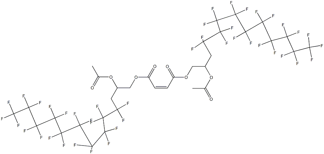Maleic acid bis(2-acetyloxy-4,4,5,5,6,6,7,7,8,8,9,9,10,10,11,11,12,12,13,13,13-henicosafluorotridecyl) ester