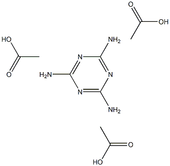 三乙酸三聚氰胺 结构式