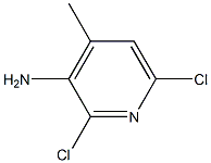 2,6-二氯-3-氨基-4-甲基吡啶, , 结构式