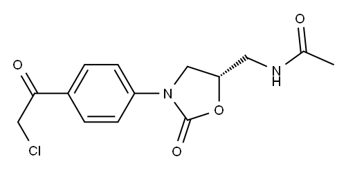 (5S)-5-Acetylaminomethyl-3-[4-chloroacetylphenyl]oxazolidin-2-one