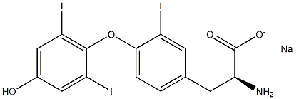 (S)-2-Amino-3-[4-(4-hydroxy-2,6-diiodophenoxy)-3-iodophenyl]propanoic acid sodium salt