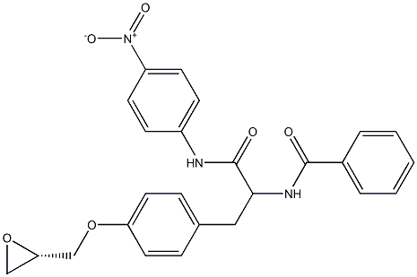 (S)-2-Benzoylamino-N-(4-nitrophenyl)-3-[4-(oxiran-2-ylmethoxy)phenyl]propionamide