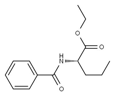 [S,(-)]-2-(Benzoylamino)valeric acid ethyl ester