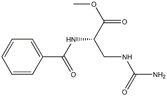 [S,(-)]-2-Benzoylamino-3-ureidopropionic acid methyl ester