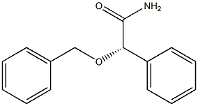 [S,(+)]-2-(Benzyloxy)-2-phenylacetamide Structure