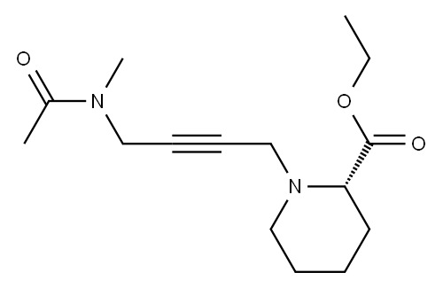 (2S)-1-[4-[(Acetyl)methylamino]-2-butynyl]piperidine-2-carboxylic acid ethyl ester