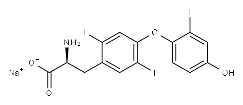 (S)-2-Amino-3-[4-(4-hydroxy-2-iodophenoxy)-2,5-diiodophenyl]propanoic acid sodium salt