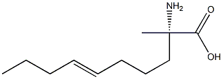 (S)-2-amino-2-methyl-dec-6-enoic acid Structure