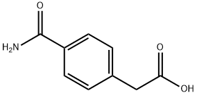 (4-carbamoylphenyl)acetic acid Structure
