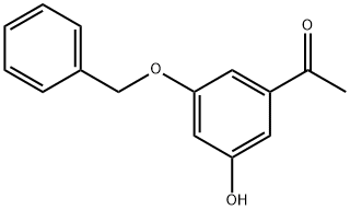 1-(3-(benzyloxy)-5-hydroxyphenyl)ethanone Structure