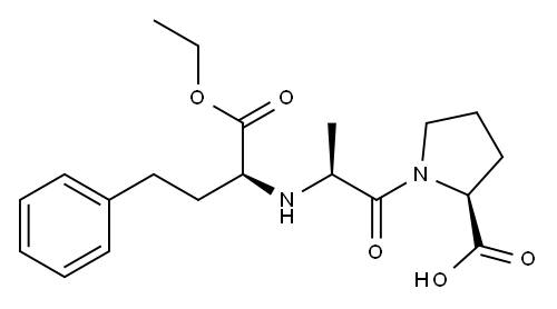 Enalapril EP Impurity H HCl (Mixture of Diastereomers) Structure