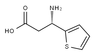 (S)-3-Amino-3-(2-thienyl)-propanoic acid Structure