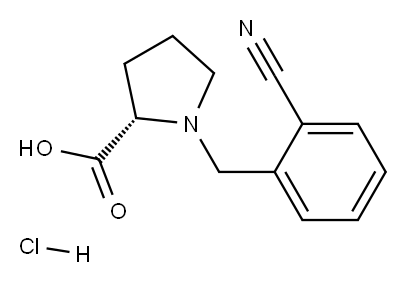 (S)-alpha-(2-cyano-benzyl)-proline hydrochloride